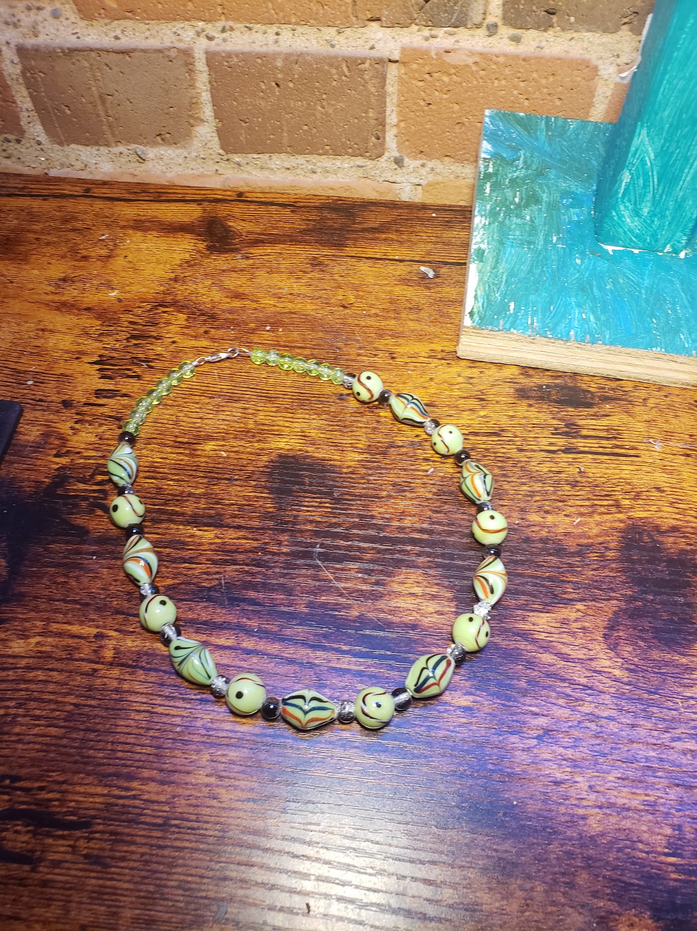 Lime Green Necklace
